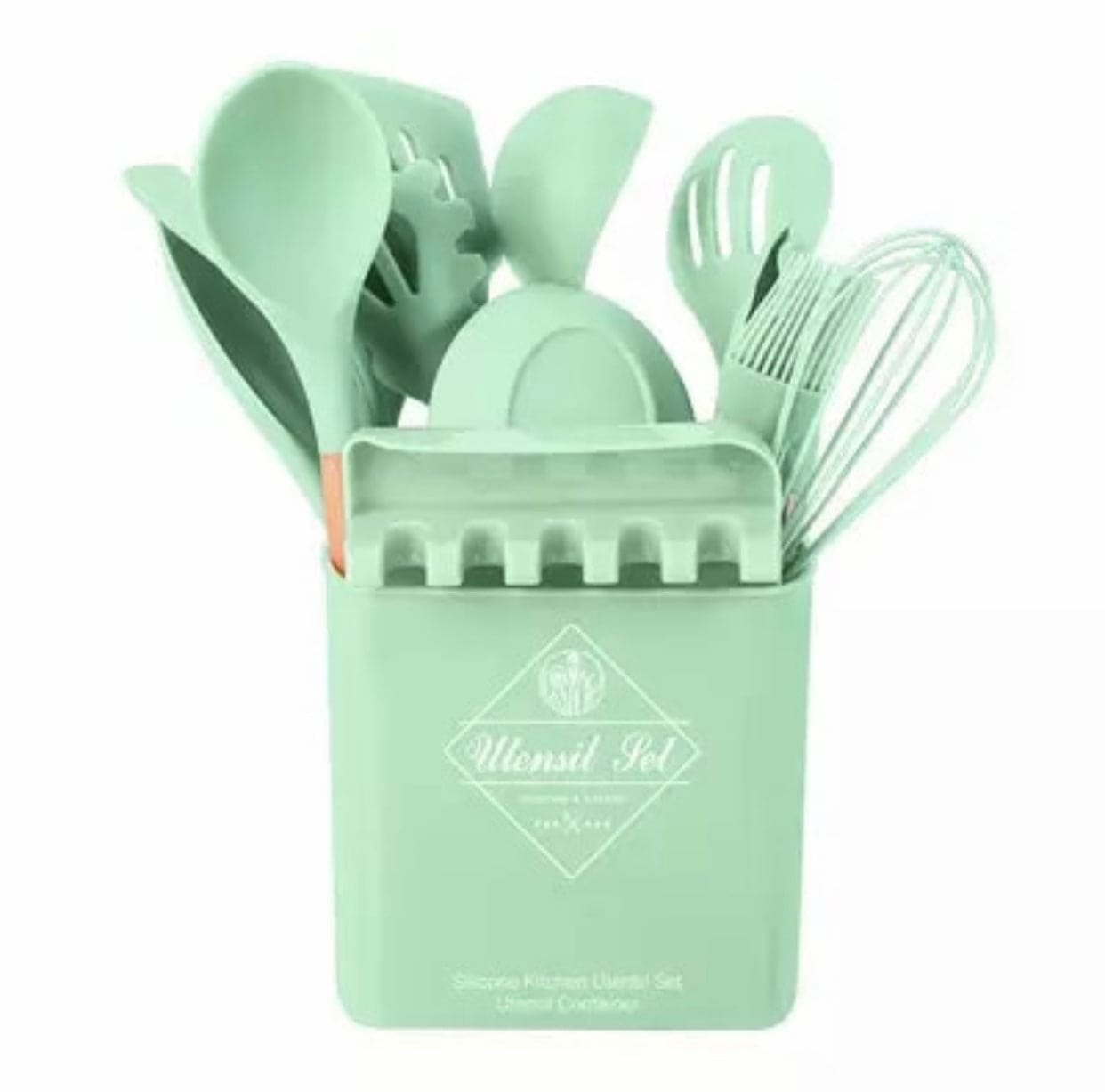 13pcs Silicone Kitchenware Heat Resistant Utensils Set With Spoon Holder, Non-Stick Heat Resistant Silicone Cookware Set, Silicone Cooking Utensils Set With Holder 13pcs Silicone Kitchenware Heat Resistant Utensils Set With Spoon Holder, Non-Stick Heat Resistant Silicone Cookware Set, Silicone Cooking Utensils Set With Holder